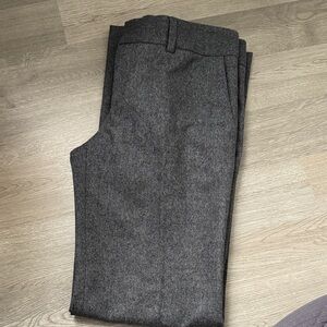 Zara Woman Gray Wool Trousers